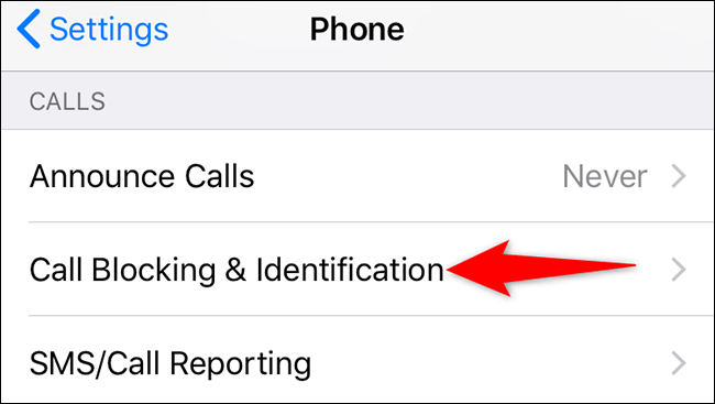 See Calls from Blocked Contacts