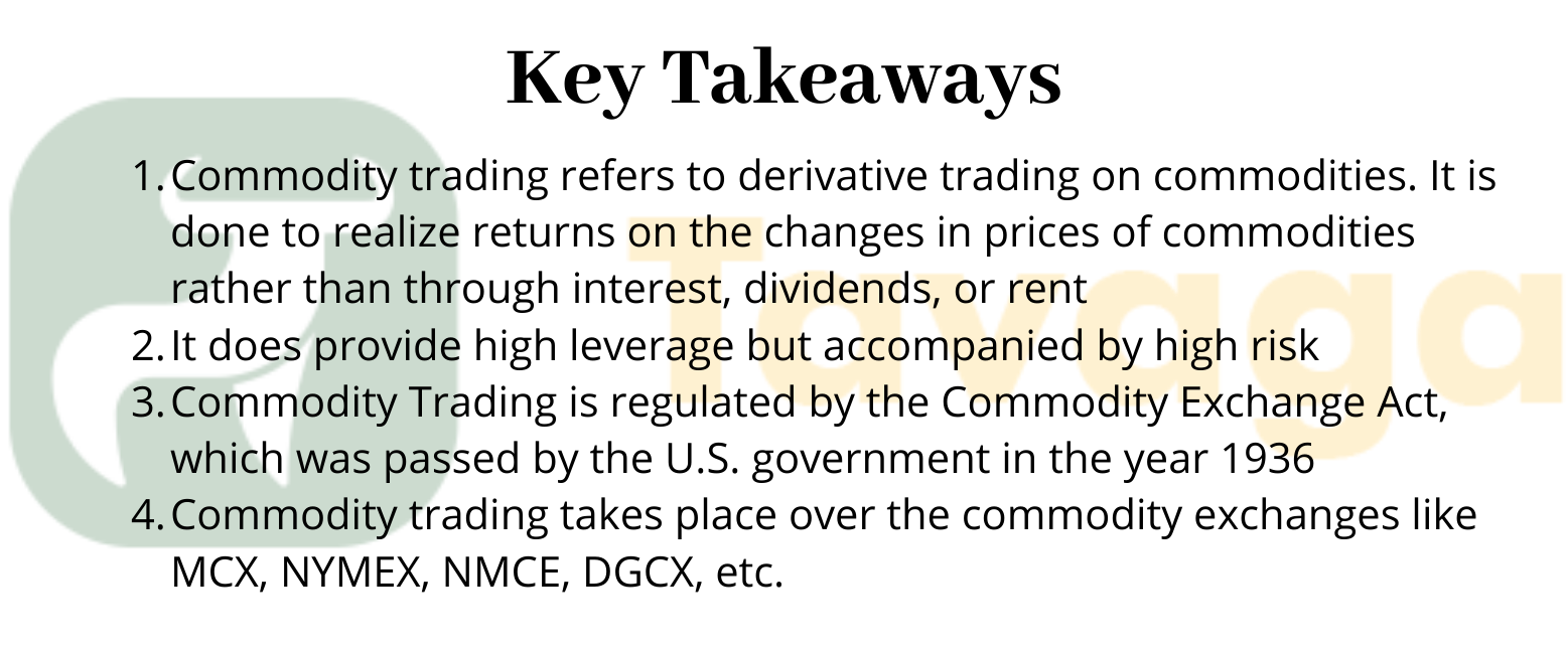 Commodity Trading