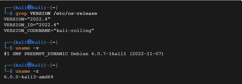 Kali Linux 2022.4