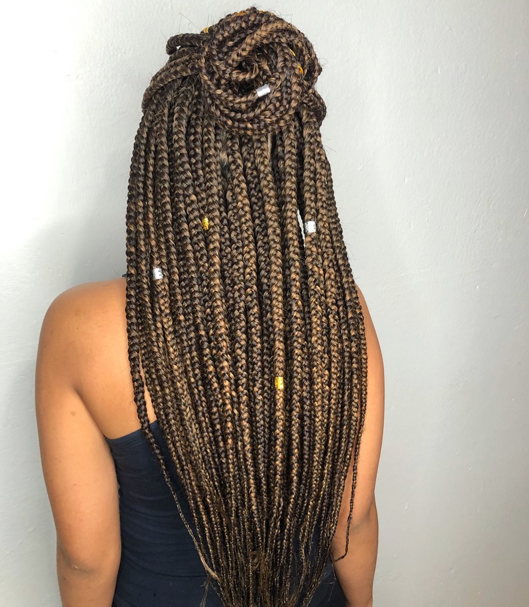 Beginners’ Guide for Box Braids: Steps and 40 Styles for Box Braids ...