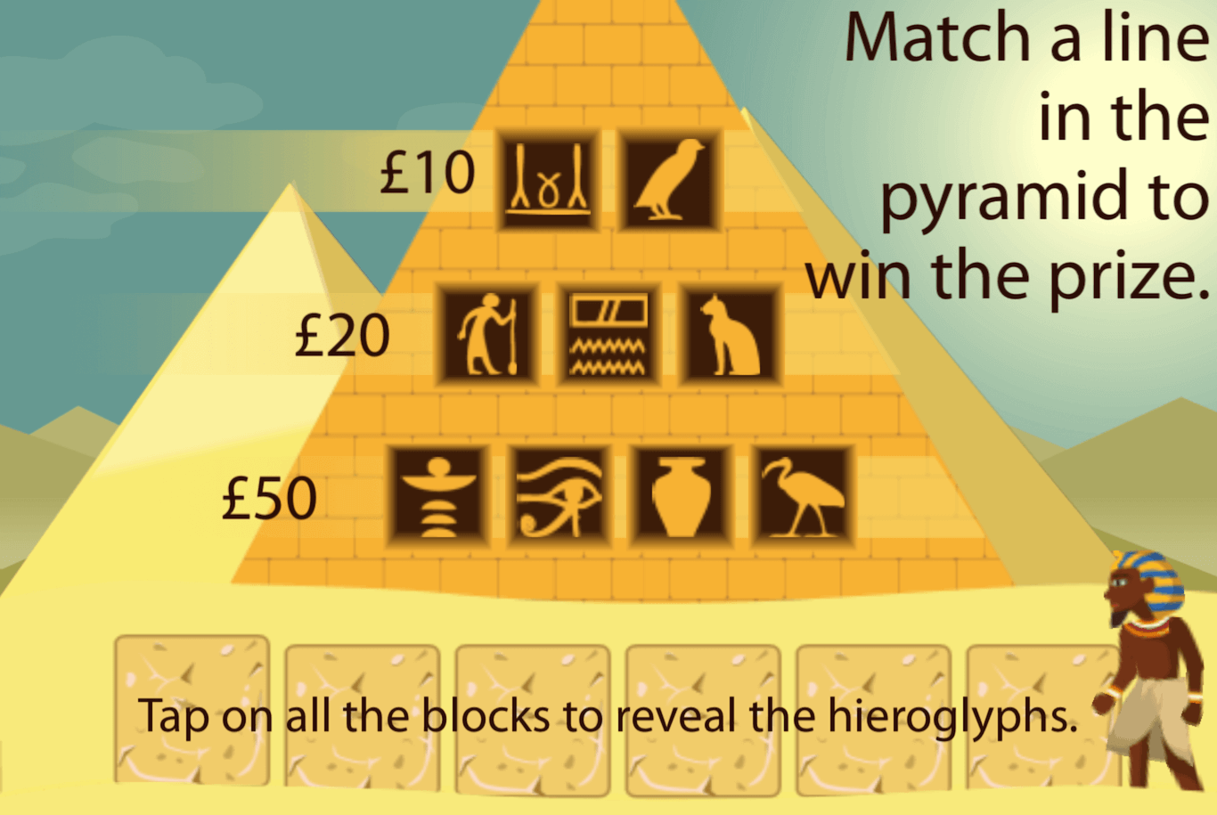 Met het derde bonusspel kun je veel geld verdienen in Egyptian