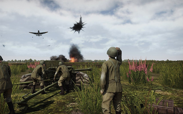 War Thunder's graphics and sounds are realistic and vivid
