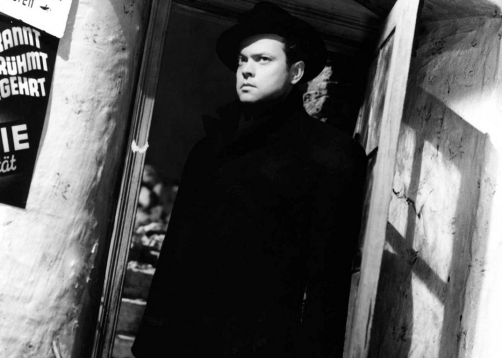 Orson Welles in a scene from ‘The Third Man’.