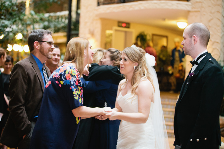 spend quality time with wedding guests receiving line