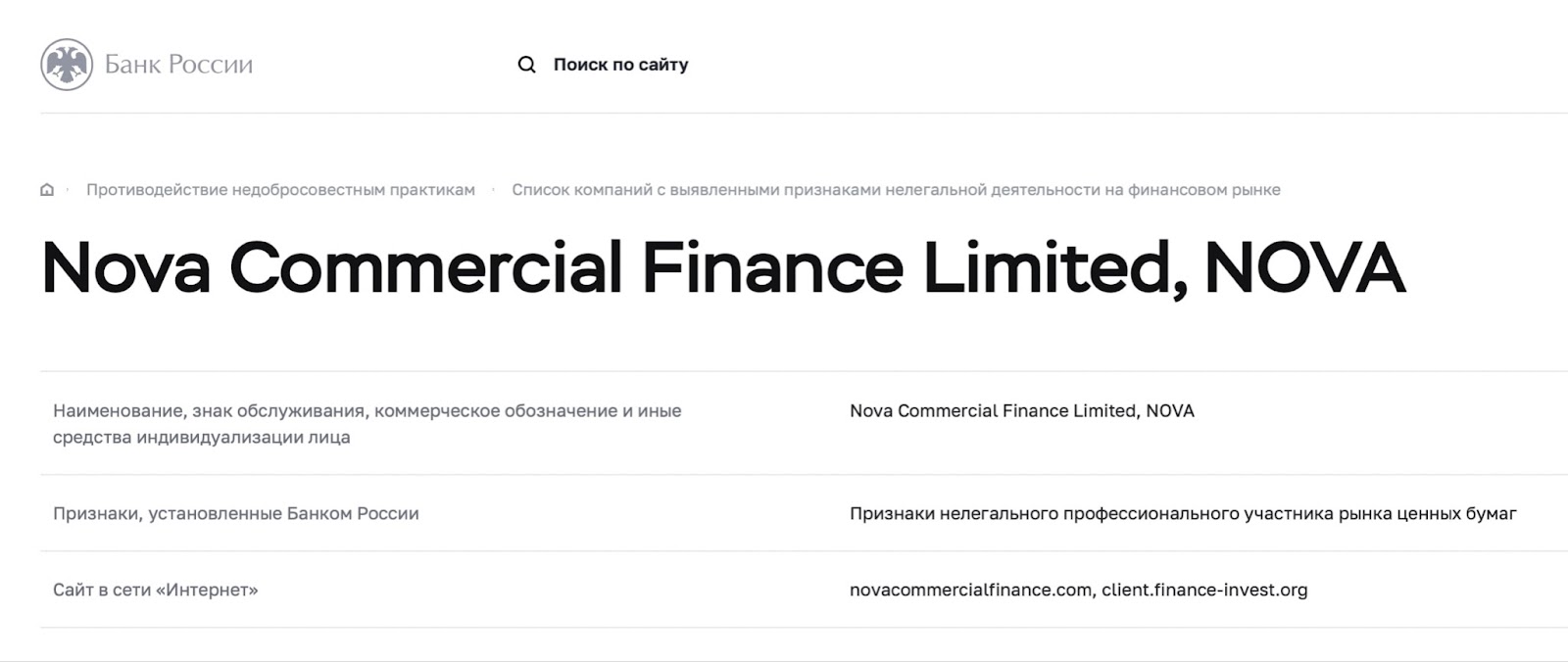 Nova Commercial Finance: отзывы о работе компании в 2022 году