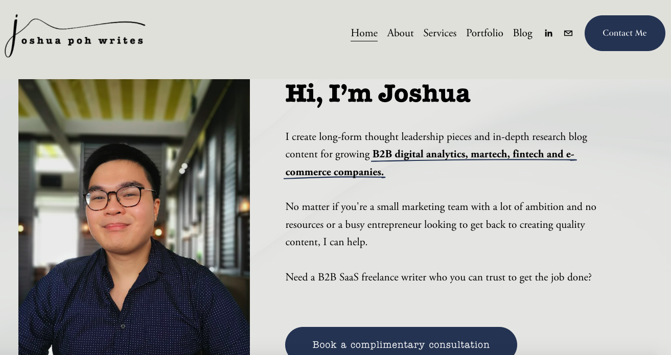 Freelance writer portfolio: The best examples and how to build one