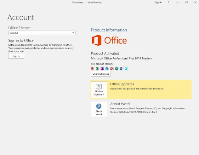 تفعيل Microsoft Office 2019 مفتاح التنشيط مع المراجعة والميزات في عام 2020