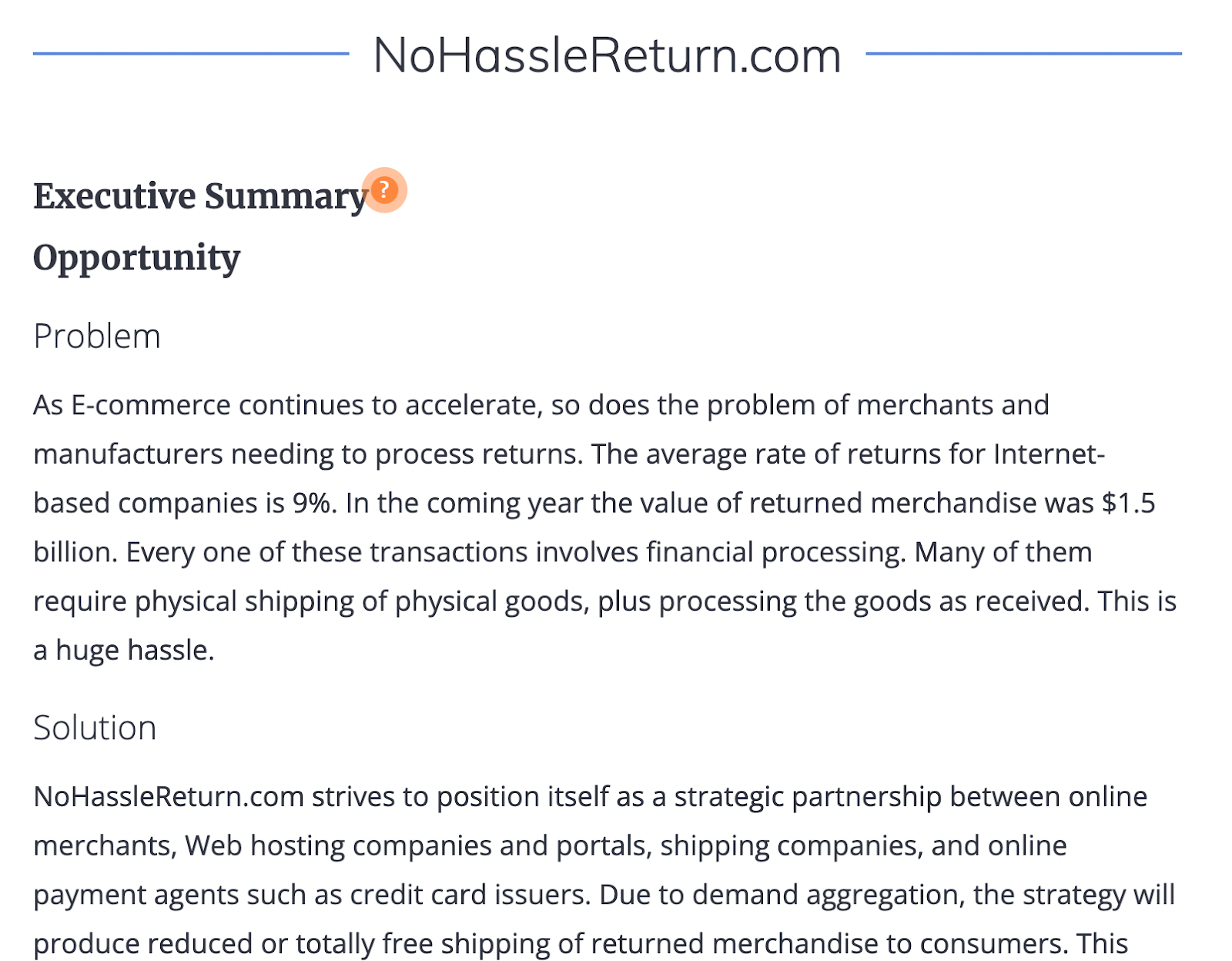 How To Write An Ecommerce Business Plan