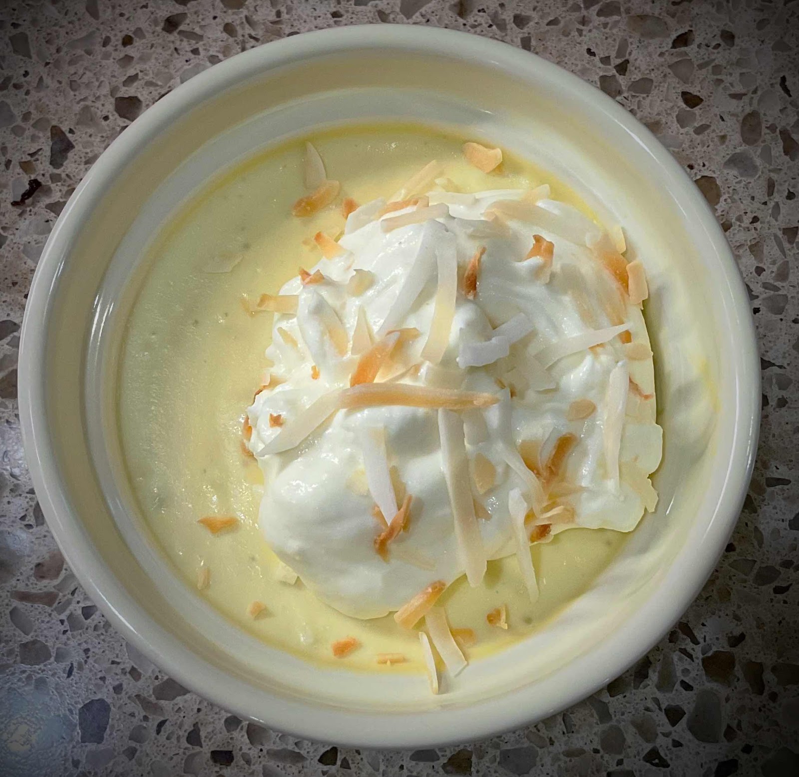 Scrambled Egg Coconut Cream Pudding