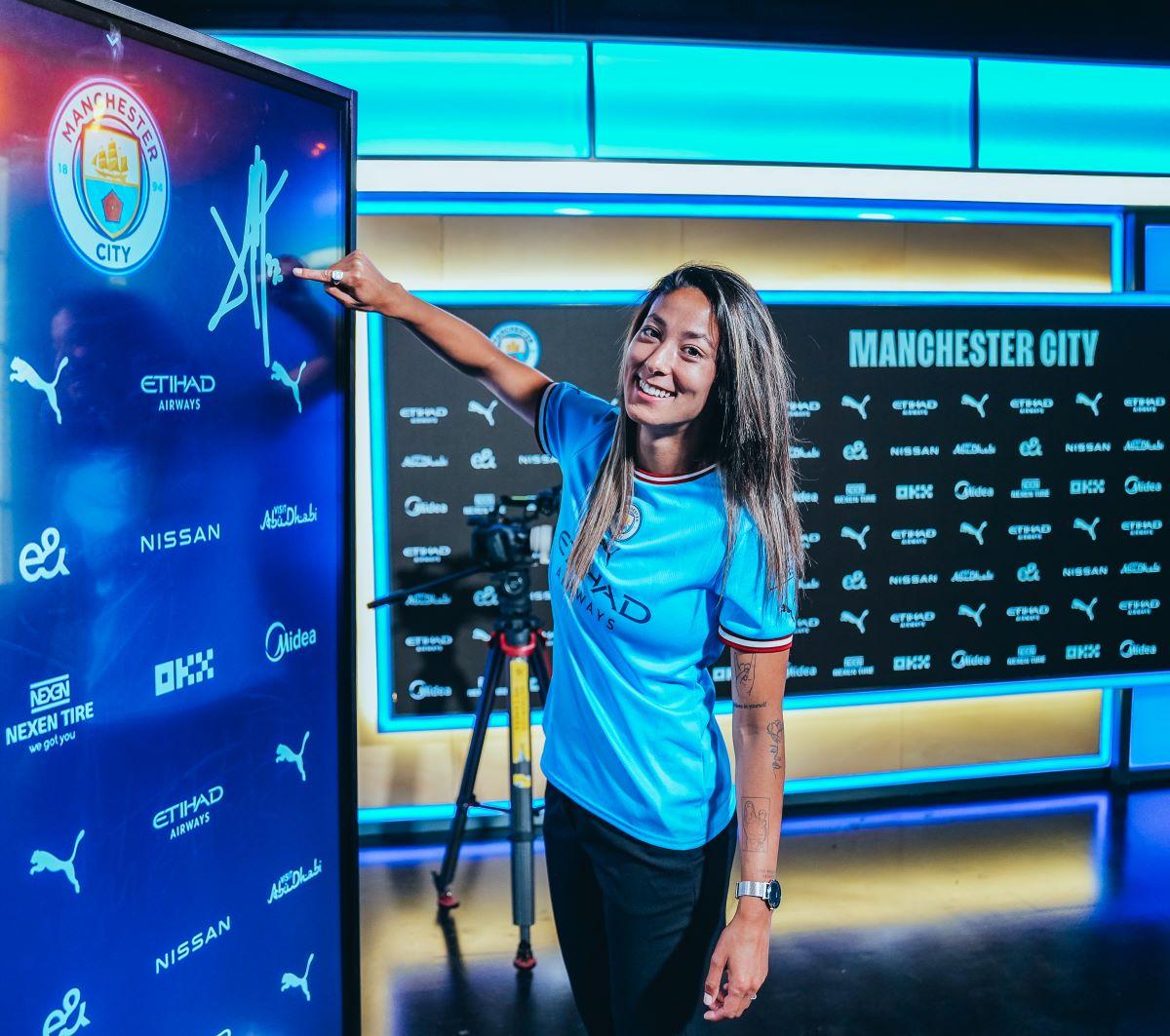 <a href='/clubs/manchester-city'>Manchester City</a> Women's new signing, Leila Ouahabi