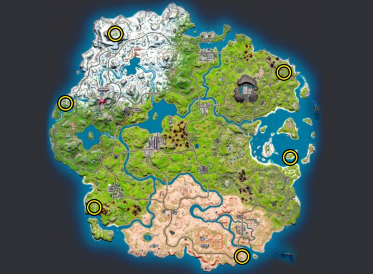 Fortnite Helicopter Locations