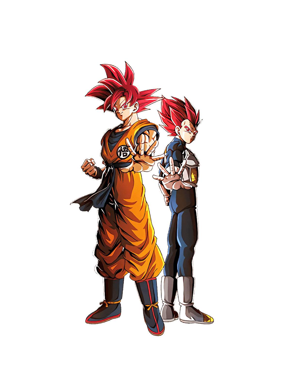 John on Twitter: "LR [Infinite Power God Warriors] Super Saiyan God Goku  &amp; Super Saiyan God Vegeta HQ Art + Transparent Character Art  #DBZDokkanBattle #DokkanBattle https://t.co/DodiEPLuLi" / Twitter