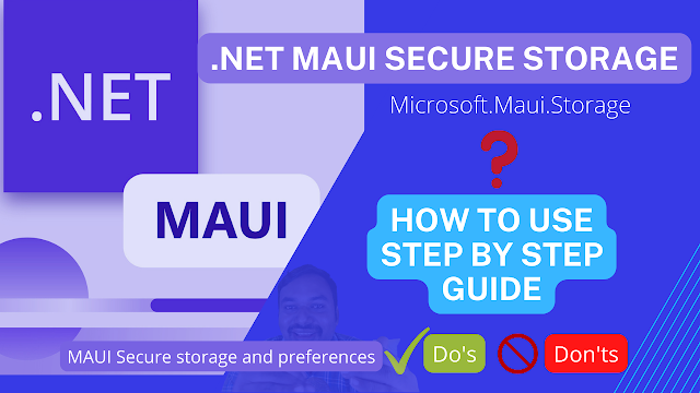 Secure storage - .NET MAUI - Microsoft Docs