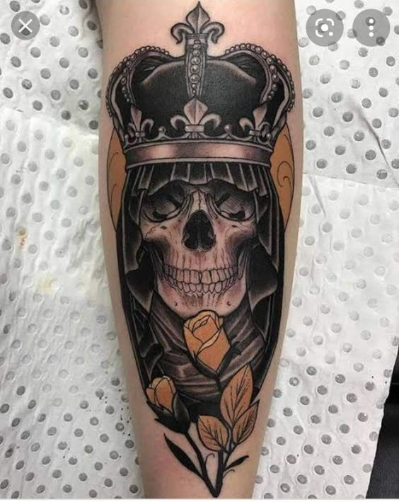 santa muerte tattoo