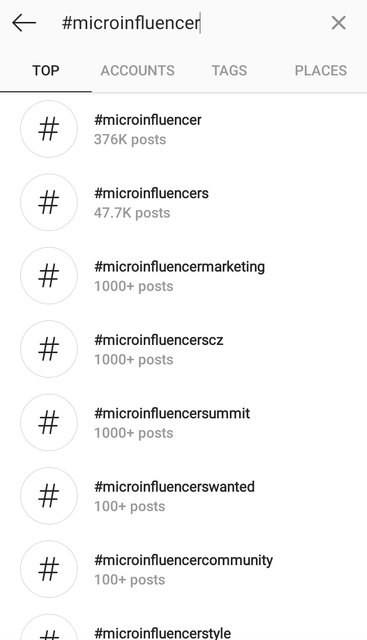 finding influencers using social media