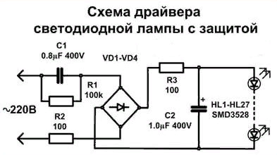 как работают светодиодные светильники