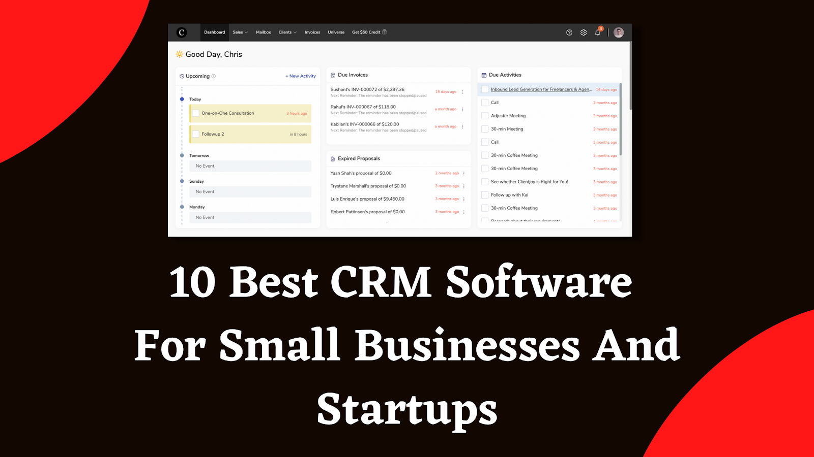 Best CRM Software For Small Businesses And Startups