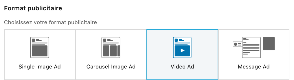 video ads linkedin