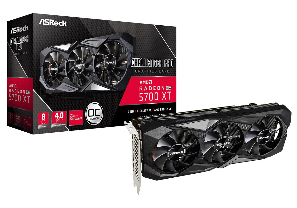 ASRock Radeon RX 5700 XT Challenger Pro 8G OC caracteristicas