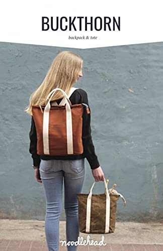 Noodlehead Sea Buckthorn Backpack and Tote Bag Sewing Pattern