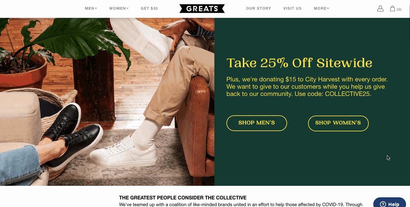 Ellevest website made with GoDaddy