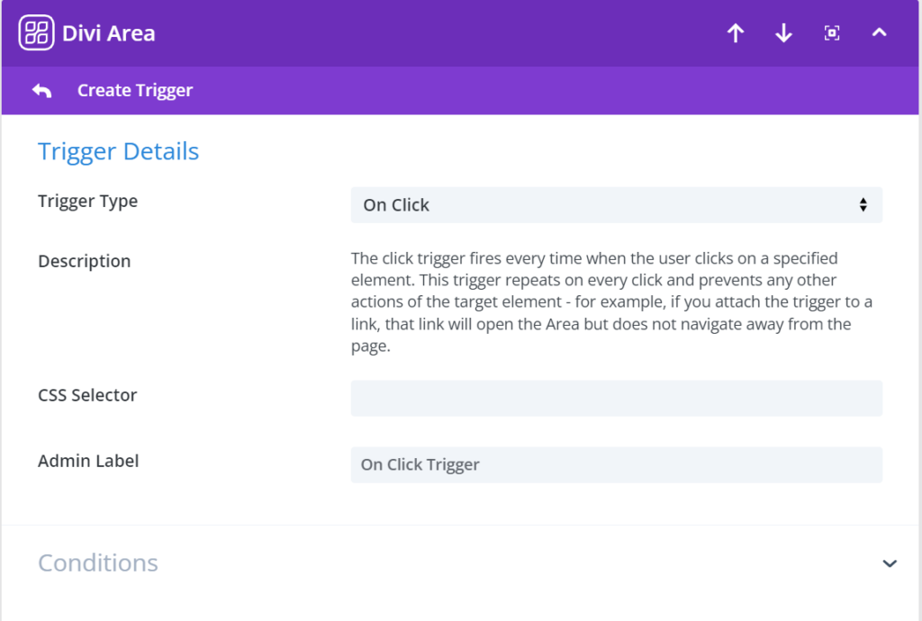 Divi popups: Divi Areas Pro
