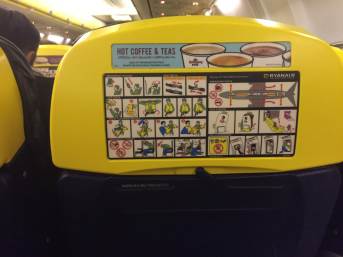 Ryan Air Plastic Seat