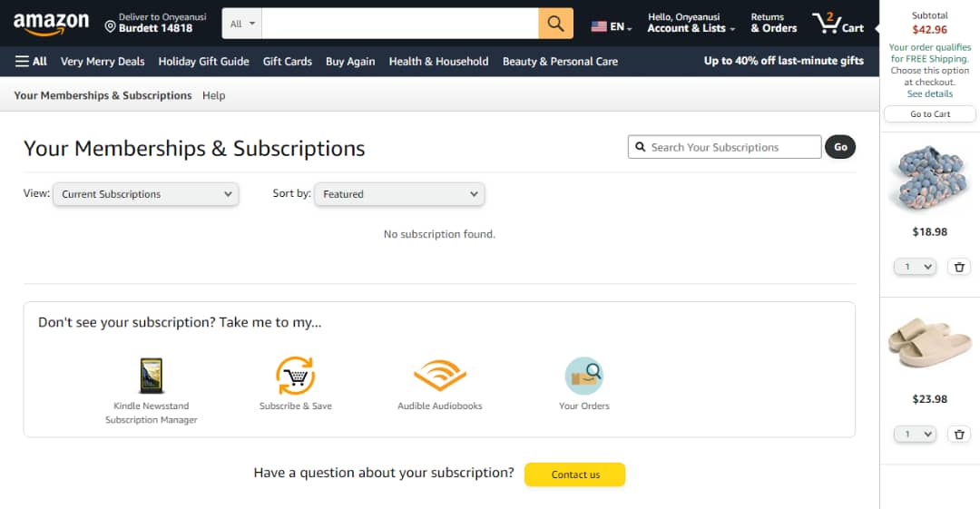 How to cancel subscriptions on Amazon Services - image 3