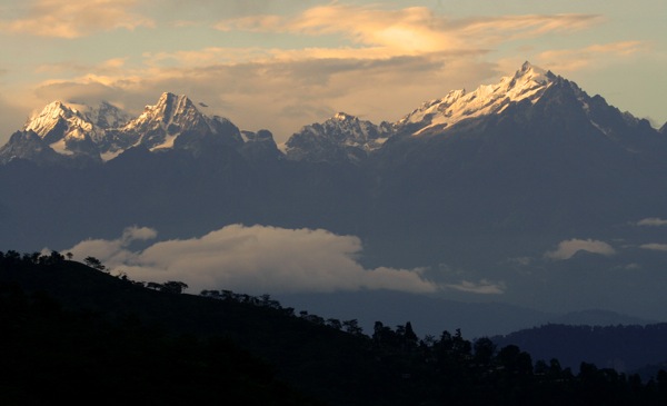The Himalaya's Kanchenjunga massif