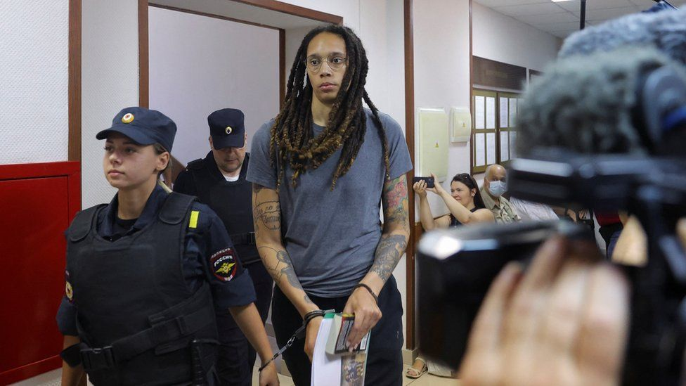 Brittney Griner: the USA urges Russia to accept the deal to free jailed basketball star. The double Olympic winner was accus