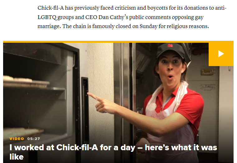 CNCB article about Chick-fil-A.