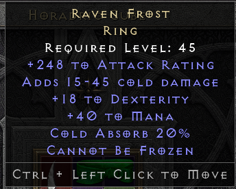 Raven Frost Ring
