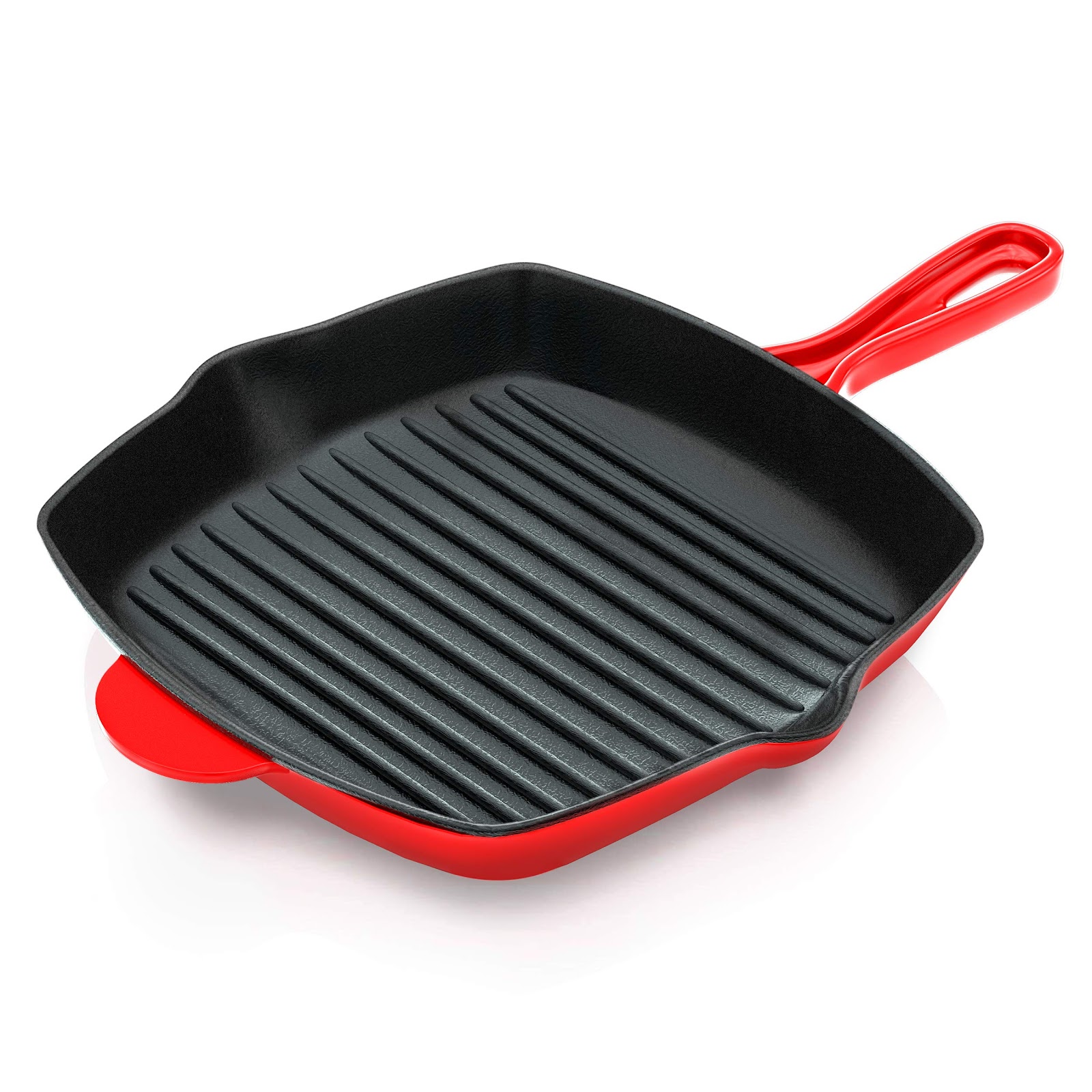 NutriChef Nonstick Cast Iron Grill Pan