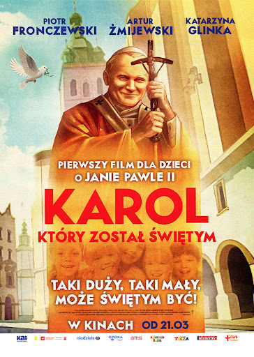 Przód ulotki filmu 'Karol, który został świętym'