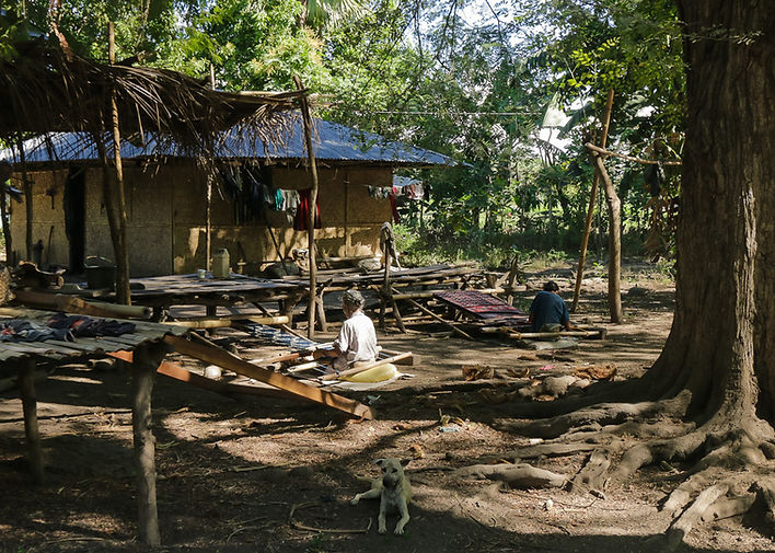 Ikat weaver of Lambanapu village, East Sumba