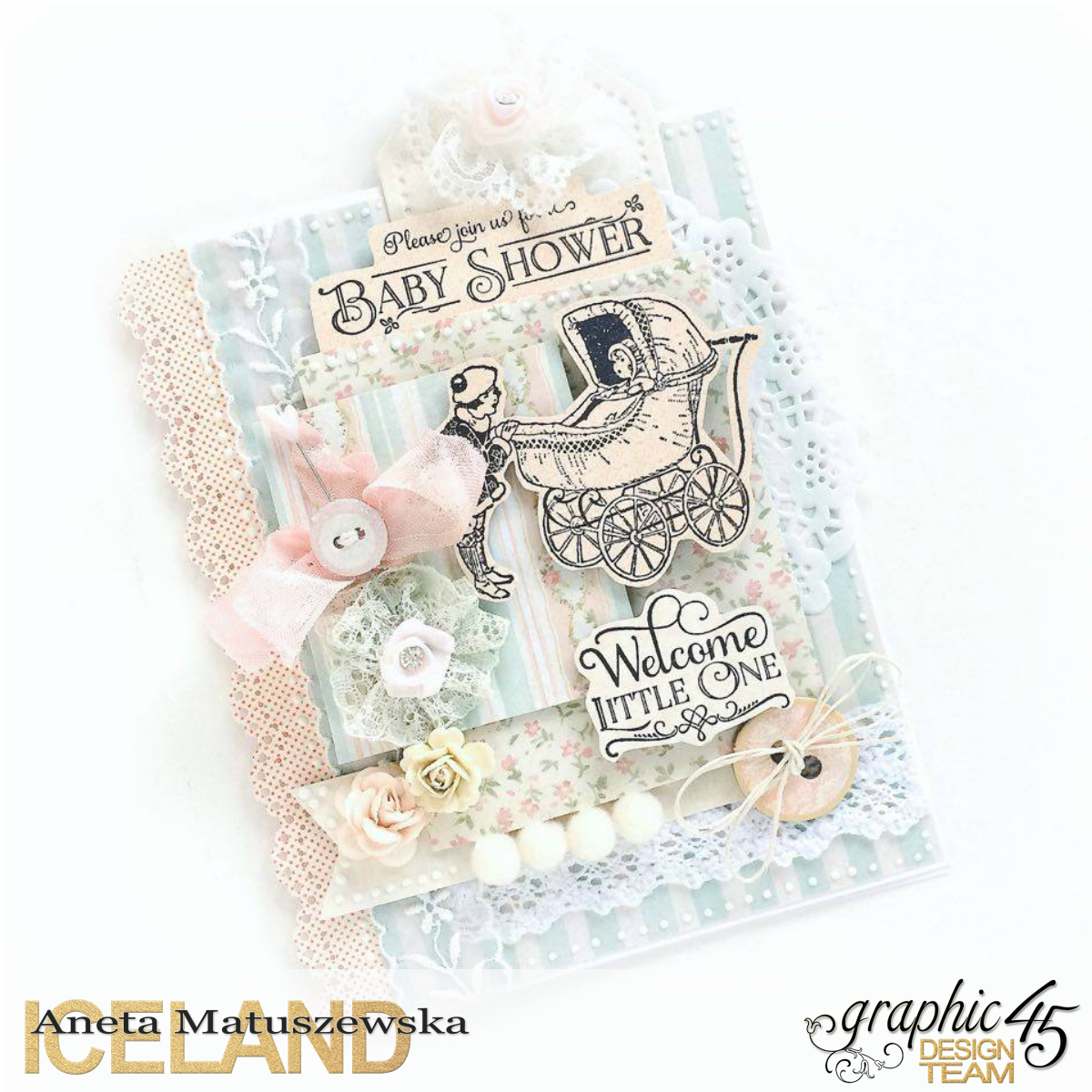 Baby 2 Bride baby shower card for Graphic 45, by Aneta Matuszewska, photo 1.png