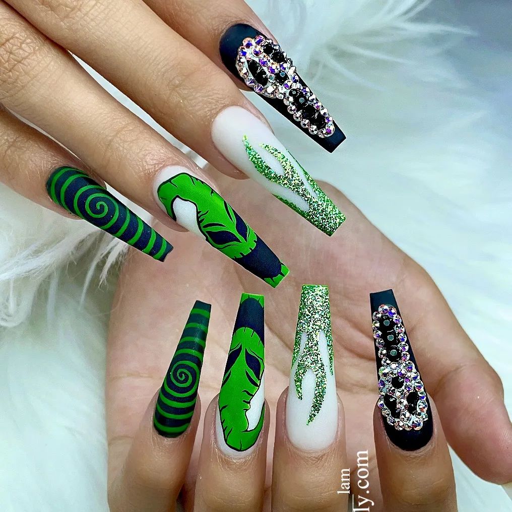 Ghoul Coffin Nails