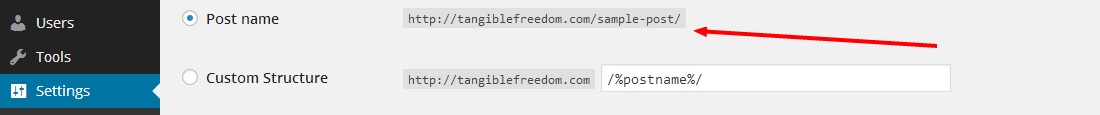 links permanentes do wordpress