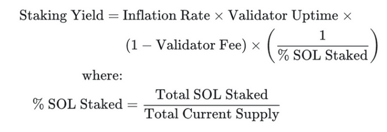 tính Staking Yield