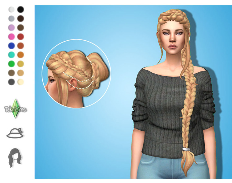 Maxis Match: Long Hair for Girls: Sims 4 CC (List)