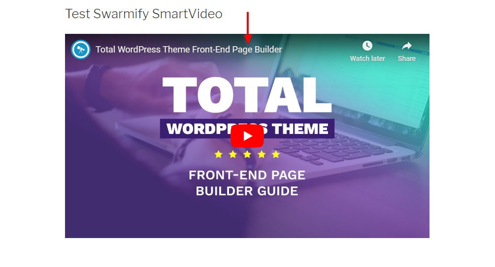 teste swarmify smartvideo vídeo do youtube