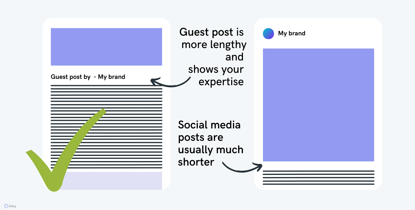 brand awareness growth via guest posting