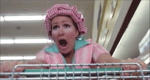 Image result for gifs of women grocery shopping