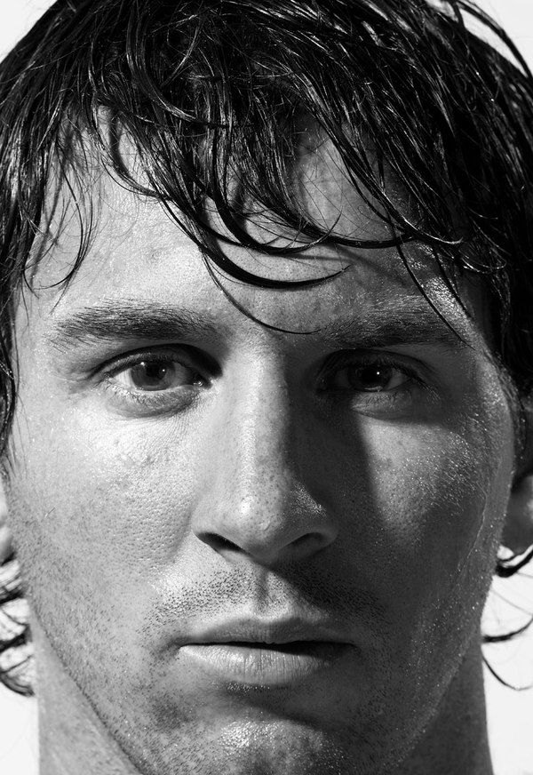 Resultado de imagen de messi retrato blanco y negro
