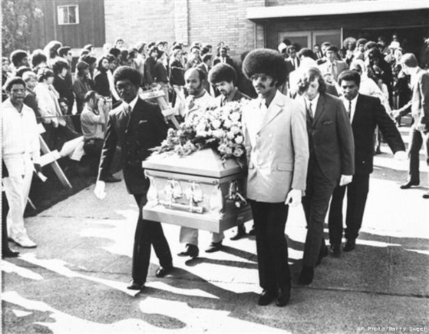 Image result for jimi hendrix funeral