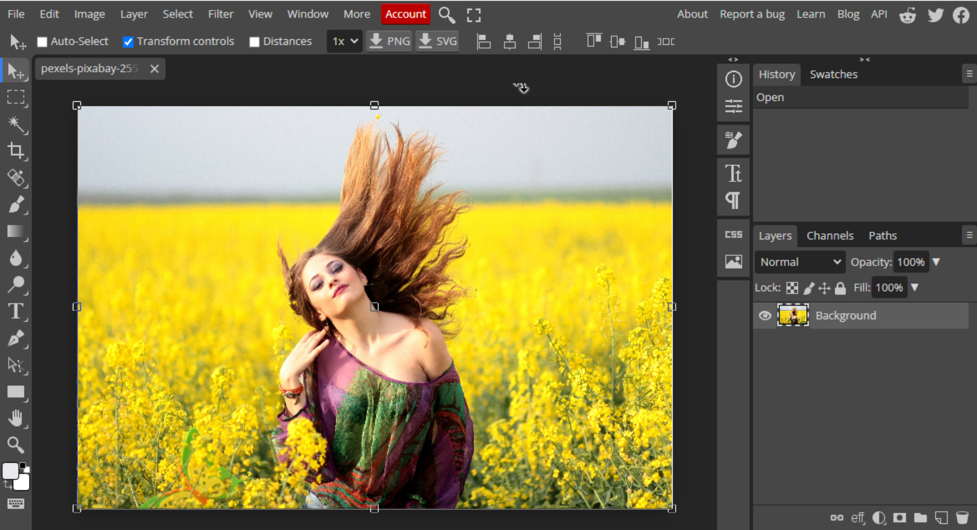 How to do photo editing in Photoshop without downloading(creativea2z)