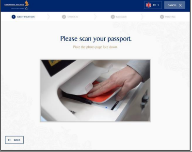 self service kiosk check in singapore airline 