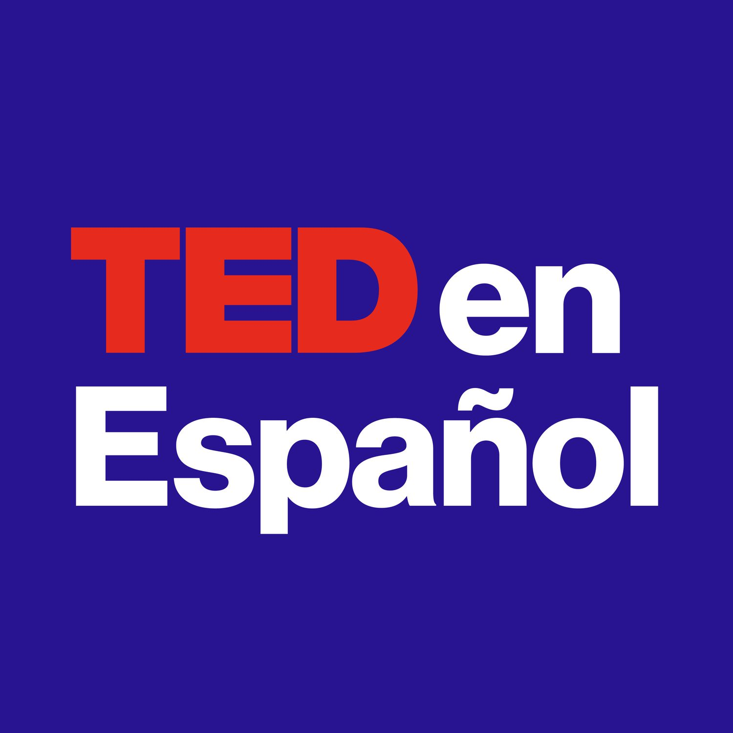 Logo del podcast en español Ted en Español