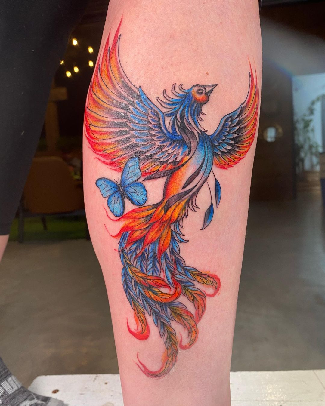 Phoenix Butterfly Tattoo