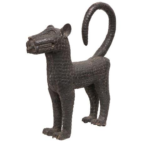 Bronze Leopard Sculpture by the Benin Tribe | 1stdibs.com | Sculpture,  Bronze, Benin